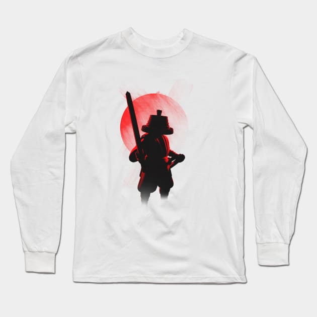 Japanese Samurai 1 Long Sleeve T-Shirt by SrabonArafat